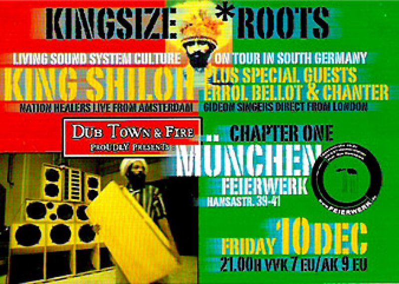 DubTown&amp;Fire: King Shiloh, Errol Bellot &amp; Chanter